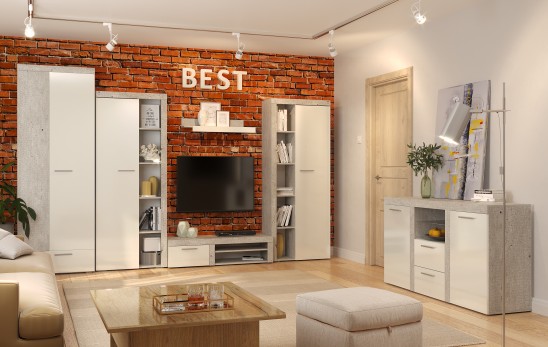 Модульная стенка в гостиную «BEST»