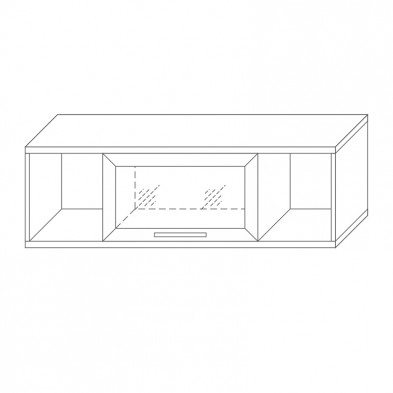 Полка встраиваемая 1200 со стеклом ГТ.0728.311 «Палермо» Полка встраиваемая 1200 со стеклом ГТ.0728.311 «Палермо»