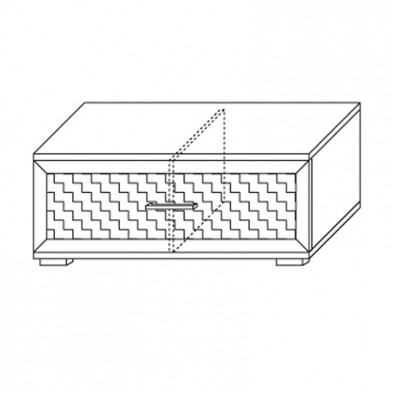 Тумба для аппаратуры 1050 ГТ.0328.303 «Палермо»