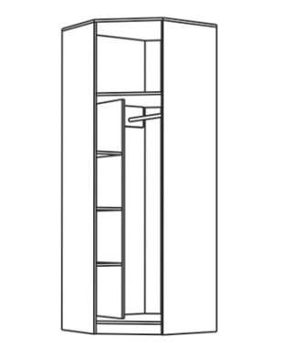 Шкаф угловой «Куба»