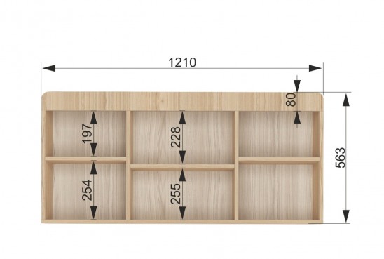 «Кот» Полка навесная 1210 №7 