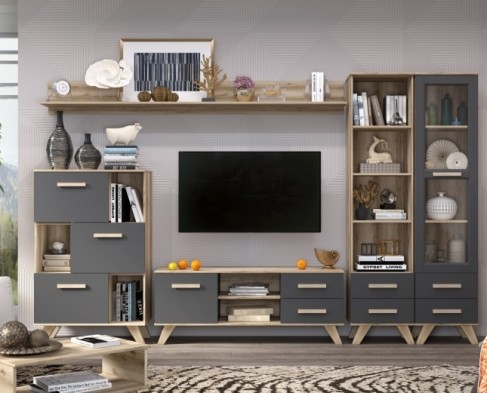 «Вега Скандинавия» модульная мебель для гостиной (Силк Флай)