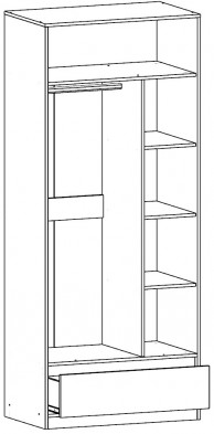 «Нильс» Шкаф м.2