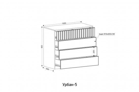 «Урбан» Комод