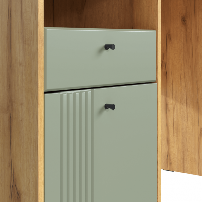 «Вега Саксония» Столь письменный Серо-зелёный