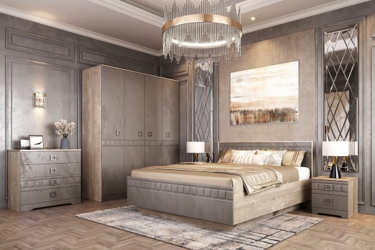 «Римини» Модульная мебель для спальни КМК 0989 «Римини» Модульная мебель для спальни КМК 0989