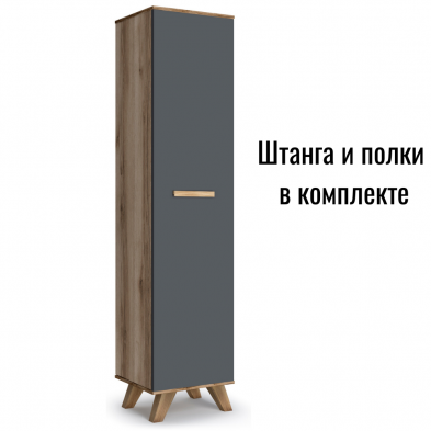 Шкаф 400 ГТ.0129.302 «Вега Скандинавия» (Силк Флай)