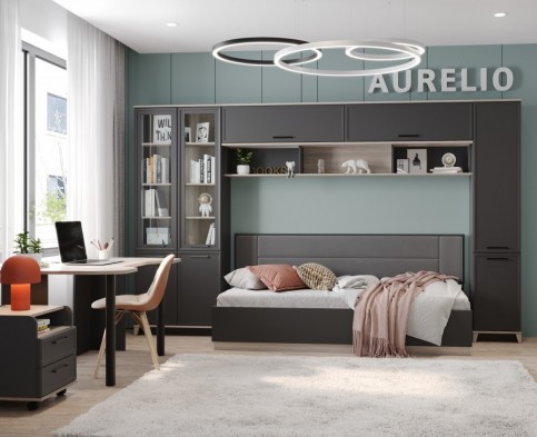 «Aurelio» Cтол письменный 84 Антрацит