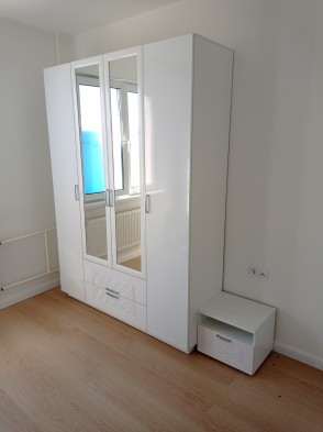 Шкаф с ящиками (4 двери) М28 «Тиффани» Глянец