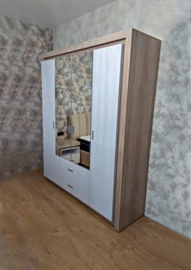 «Люмен» шкаф для одежды с ящиками 4-х дверный (16)