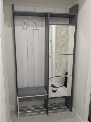 «Гретта-Эльза» Прихожая 1 (Вешалка + обувница)