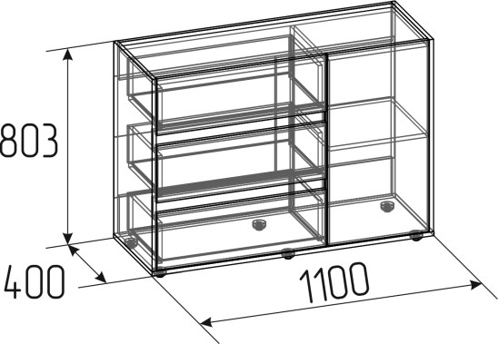 «Прайм» Комод 455 «Прайм» Комод 455