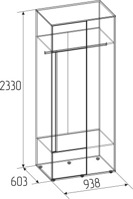 «Прайм» Шкаф угловой 56