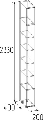 «Прайм» Стеллаж межсекционный 58 «Прайм» Стеллаж межсекционный 58