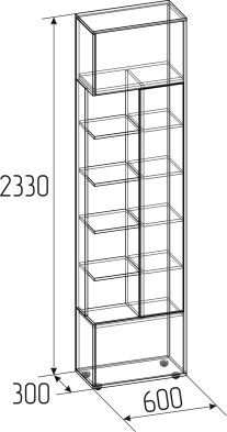 «Прайм» Стеллаж терминальный 66 «Прайм» Стеллаж терминальный 66
