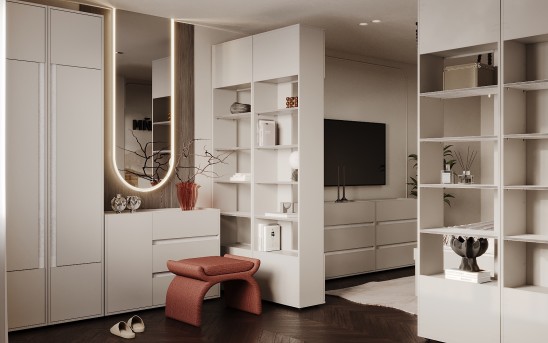 «Прайм» Шкаф распашной для белья 60