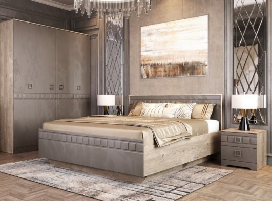 «Римини» Кровать 1600 с ортопедическим основанием КМК 0989.3 «Римини» Кровать 1600 с ортопедическим основанием КМК 0989.3