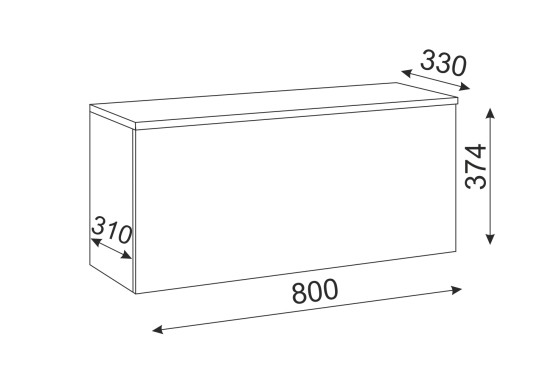 «Осло NEW» М21 (ручка торцевая) Тумба навесная (Дуб крафт золотой) «Осло NEW» М21 (ручка торцевая) Тумба навесная (Дуб крафт золотой)