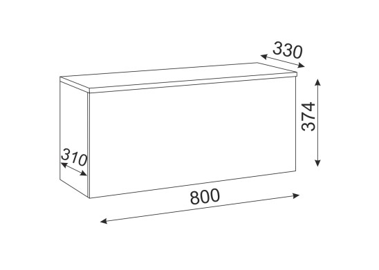 «Осло NEW» М21 (ручка торцевая) Тумба навесная (Цемент св.) «Осло NEW» М21 (ручка торцевая) Тумба навесная (Цемент св.)