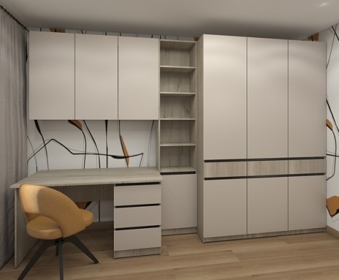 «Аспек» Стол письменный с надстройкой и стеллажом «Аспек» Стол письменный с надстройкой и стеллажом