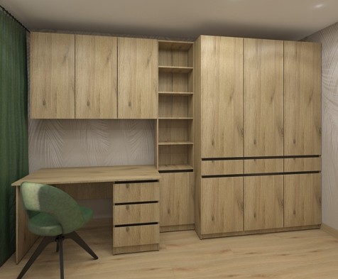 «Аспек» Стол письменный с надстройкой и стеллажом «Аспек» Стол письменный с надстройкой и стеллажом