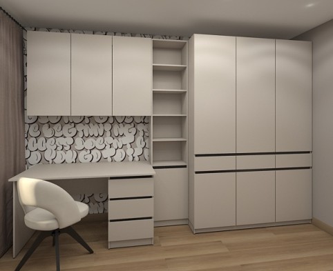 «Аспек» Стол письменный с надстройкой и стеллажом «Аспек» Стол письменный с надстройкой и стеллажом