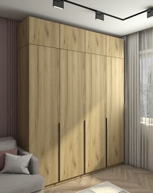 «Баритон» Шкаф 4-х створчатый м.2/м.3