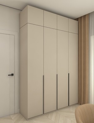 «Баритон» Шкаф 4-х створчатый м.2/м.3