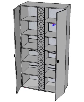 Шкаф двухдверный Вега-23 Шкаф двухдверный Вега-23