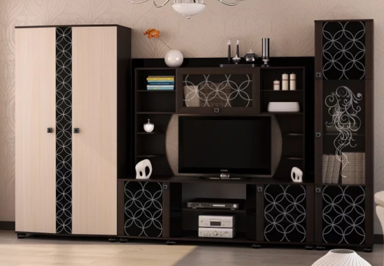 Пенал-витрина Вега-24 со стеклом