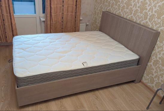 «Муза» Кровать с подъемным механизмом с полкой