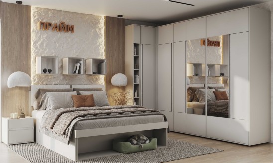 «Прайм» Шкаф распашной для белья 60