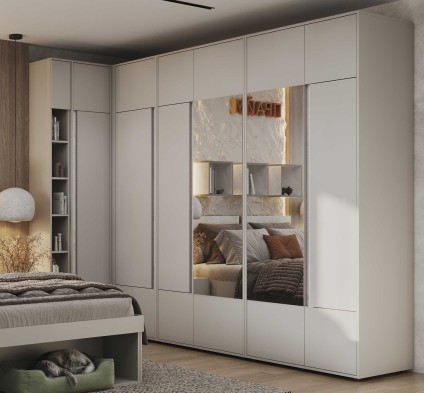 «Прайм» Шкаф распашной для одежды и белья 61 «Прайм» Шкаф распашной для одежды и белья 61