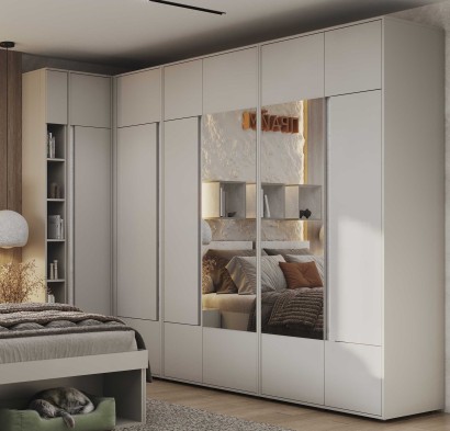 «Прайм» Шкаф распашной для белья 65