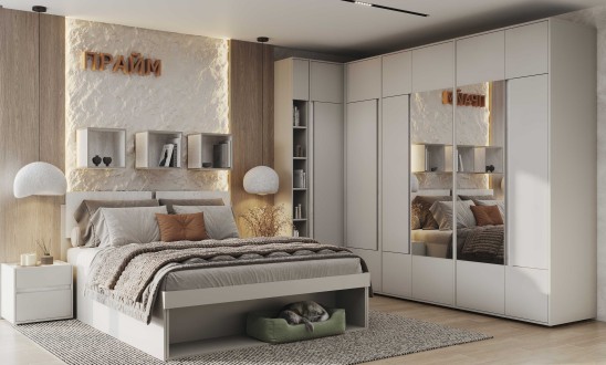 «Прайм» Шкаф распашной для белья 65