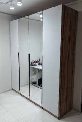 «Квадро» Гардеробная система гладкая