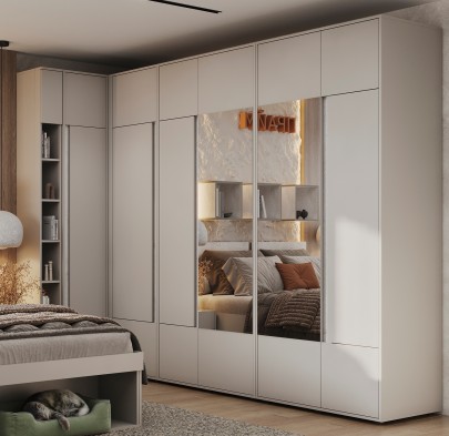 «Прайм» Шкаф распашной для одежды и белья 61