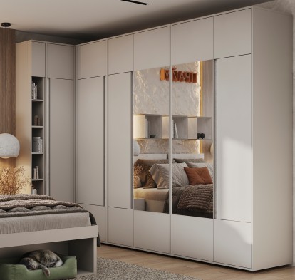 «Прайм» Шкаф распашной для белья 65