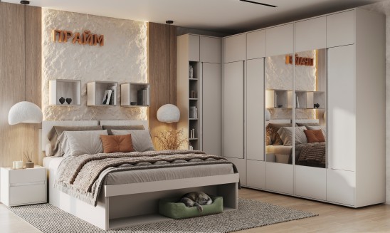 «Прайм» Шкаф распашной для белья 65