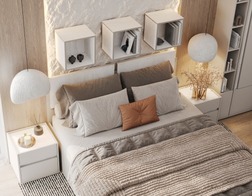 «Прайм» Кровать двуспальная Люкс с подъемным механизмом