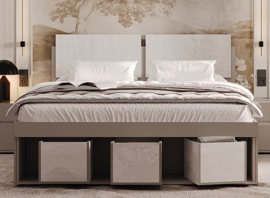«Прайм» Кровать двуспальная Люкс с подъемным механизмом