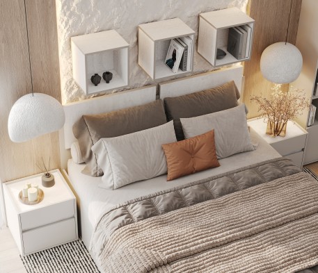 «Прайм» Кровать двуспальная с ортопедическим основанием металл