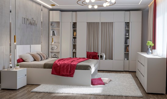 «Прайм» Кровать двуспальная с ортопедическим основанием металл