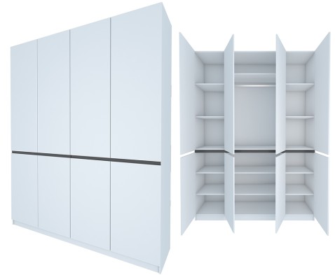 «Форест» Шкаф 4-х створчатый м.4