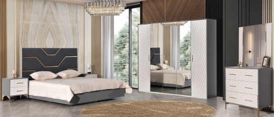 «Грация» Мягкая двуспальная кровать с ортопедическим основанием