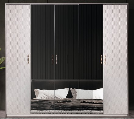 «Грация» Шкаф распашной 5-и створчатый