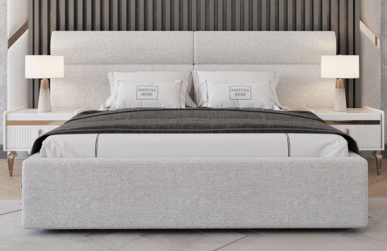 «Изабель» Мягкая двуспальная кровать с ортопедическим основанием