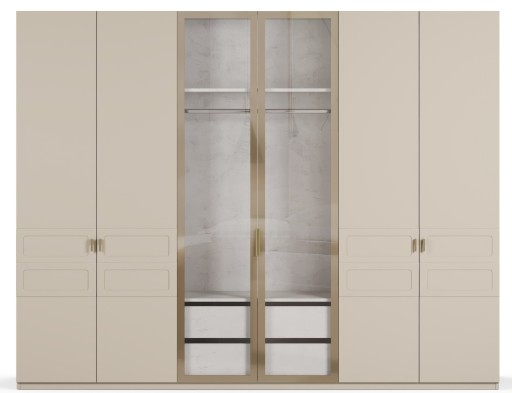 «Лион» Шкаф 6-ти створчатый