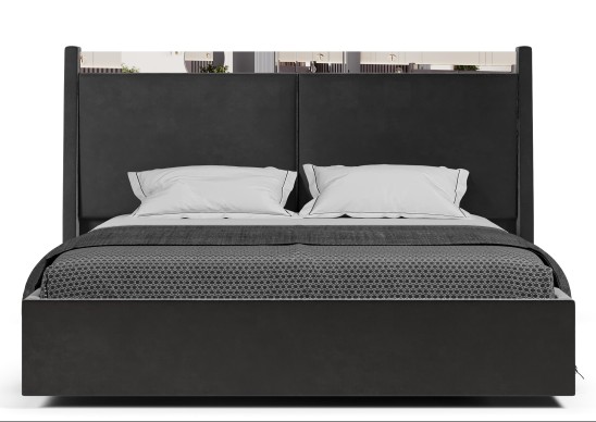 «Марсель» Мягкая двуспальная кровать с ортопедическим основанием