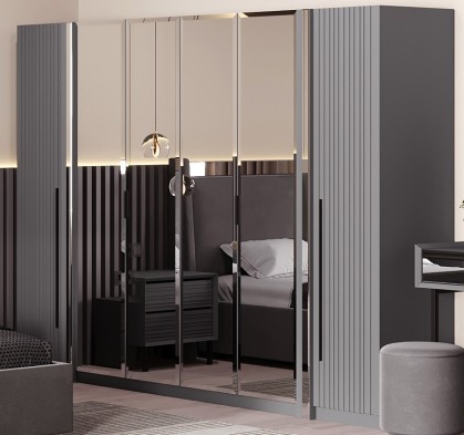 «Марсель» Шкаф 6-ти створчатый